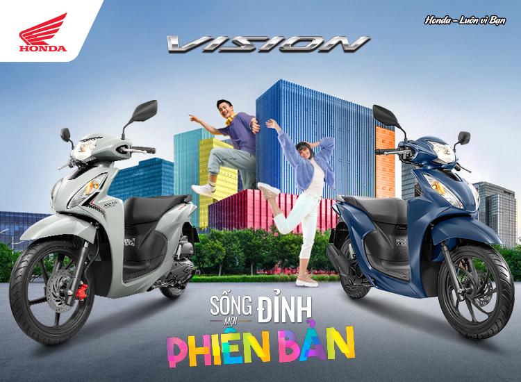 Honda Việt Nam giới thiệu phiên bản mới mẫu xe VISION 2023 - Sống đỉnh mọi phiên bản VISION 2023